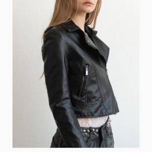 Edgy Black Moto Jacket